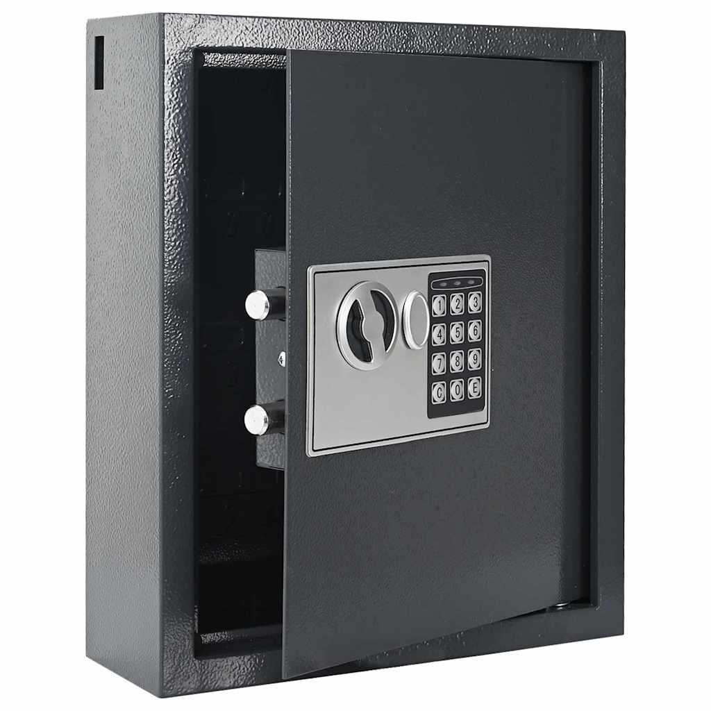 vidaXL Digital Safe with Lock Dark grey 30 x 10 x 36.5 cm Steel 2