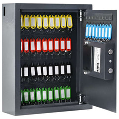 vidaXL Digital Safe with Lock Dark grey 30 x 10 x 36.5 cm Steel 4