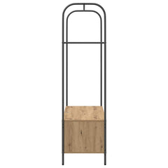 Clothes Rack Brown Oak 100 x 44 x 160 cm Engineered Wood Artisan oak