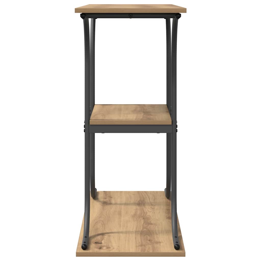 vidaXL Console Table Artisan Oak 101 x 35 x 80.5 cm Engineered Wood 6