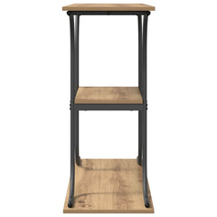 vidaXL Console Table Artisan Oak 101 x 35 x 80.5 cm Engineered Wood 6