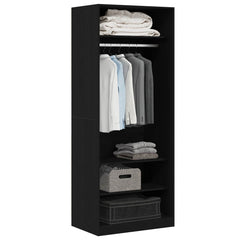 vidaXL Wardrobe Artisan Oak 80 x 50 x 200 cm Engineered Wood 3