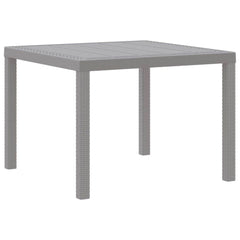 Garden Dining Set 5 pcs Polypropylene 4-Seater Light grey Taupe