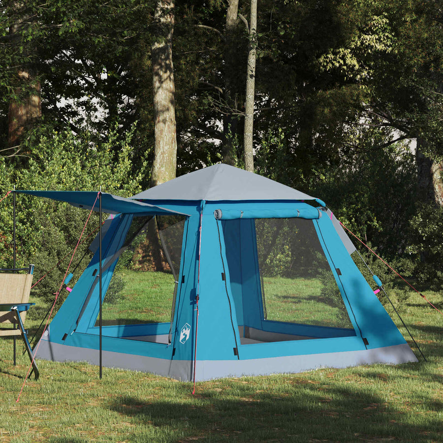 Instant Tent with Rainfly 3-Person Quick-Release 3-Person Blue