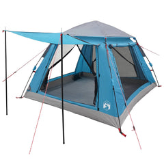 Instant Tent with Rainfly 3-Person Quick-Release 3-Person Blue