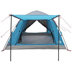 Instant Tent with Rainfly 3-Person Quick-Release 3-Person Blue