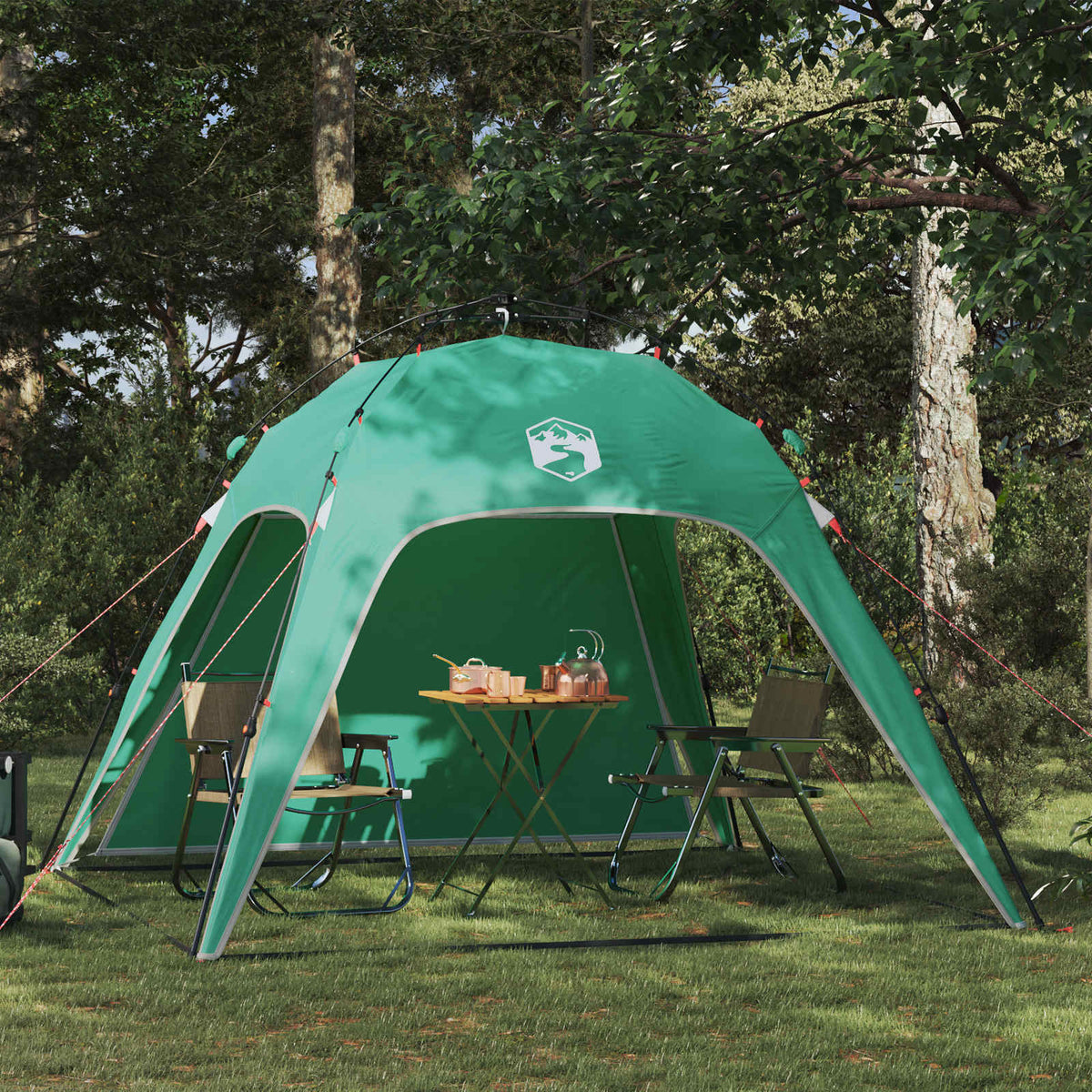 Instant Tent 4-Person Quick-Release 4-Person Sea green