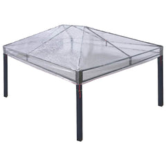 vidaXL Gazebo Cover Replacement 400 x 300 x 32 cm Transparent PVC 2