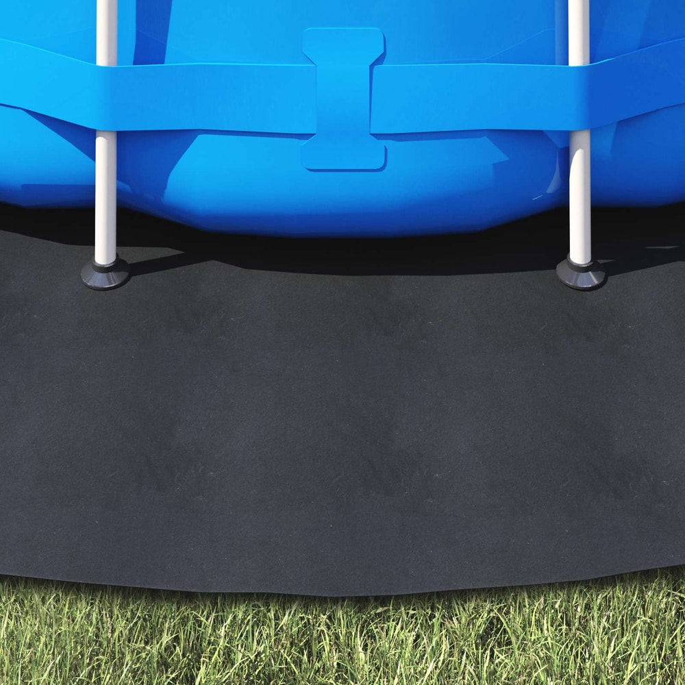 Pool Ground Sheet (2 mm) Round Non-woven Fabric Black Ø 396 cm