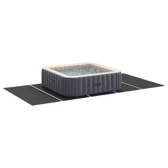 vidaXL Pool Ground Sheet 550 x 280 x 0.1 cm Rectangular Black 3