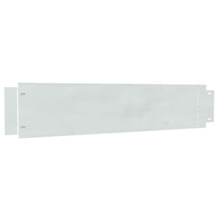 vidaxl Lawn Fence 100 x 20 x 0.07 cm Galvanized Steel Galvanized Color 6