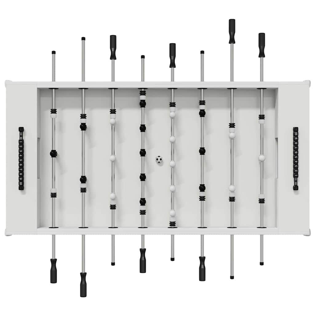 Foosball Table 146.5 x 74 x 85 cm Engineered Wood White