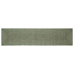 Area Rug Jute Olive Green