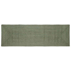 Area Rug Jute Olive Green 80 cm 200 cm