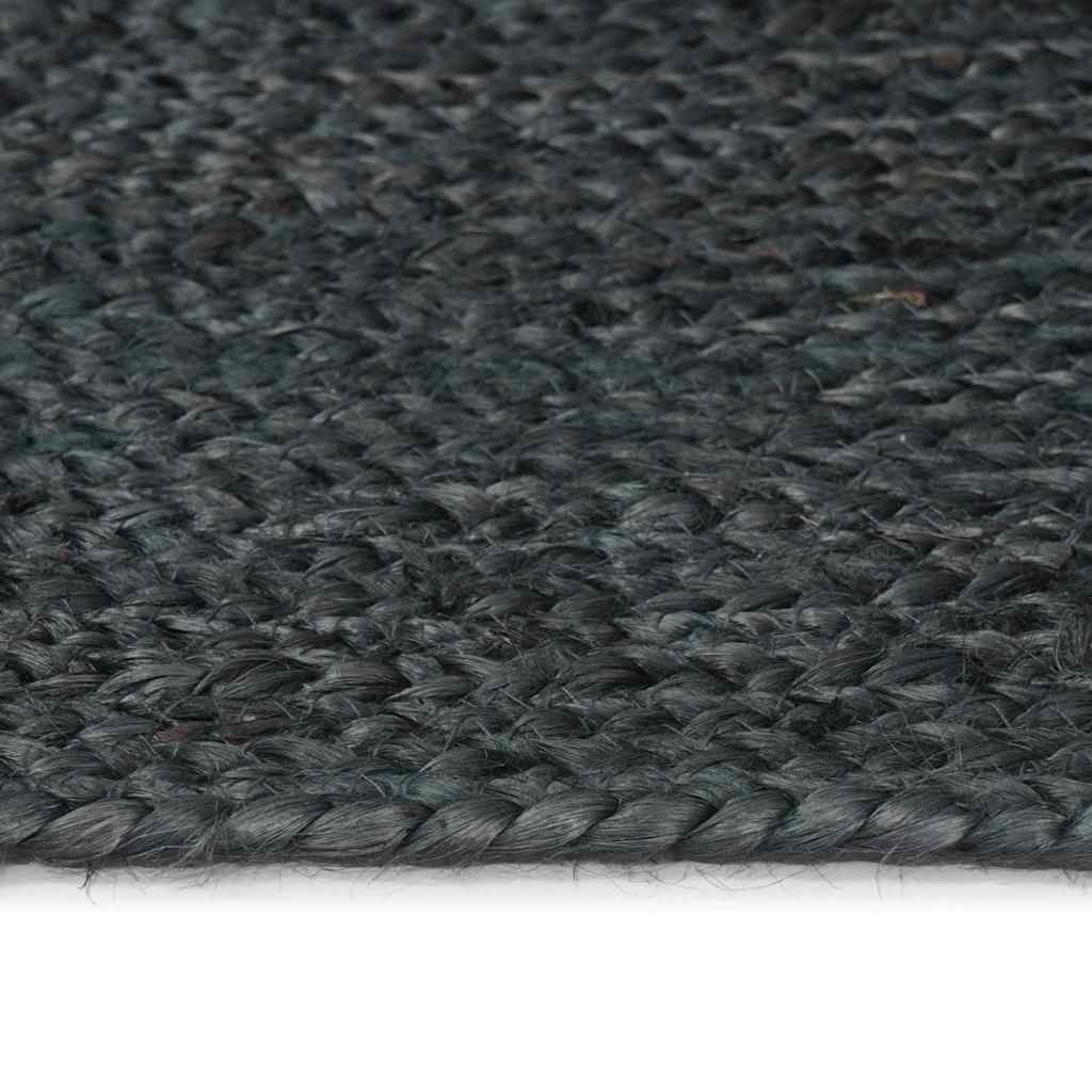 vidaXL Area Rugs Dark Grey 60 x 110 cm Jute 4