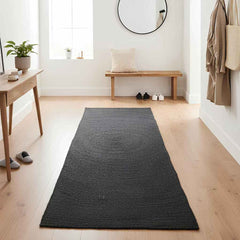 vidaXL Area Rugs Dark Grey 60 x 110 cm Jute 2