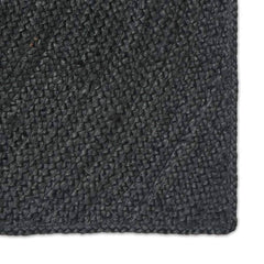 Area Rugs Jute Dark Grey Width