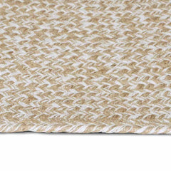 vidaXL Area Rug Natural and White 120 x 170 cm Jute 3