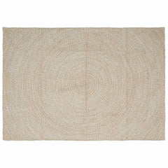 vidaXL Area Rug Jute Natural and white