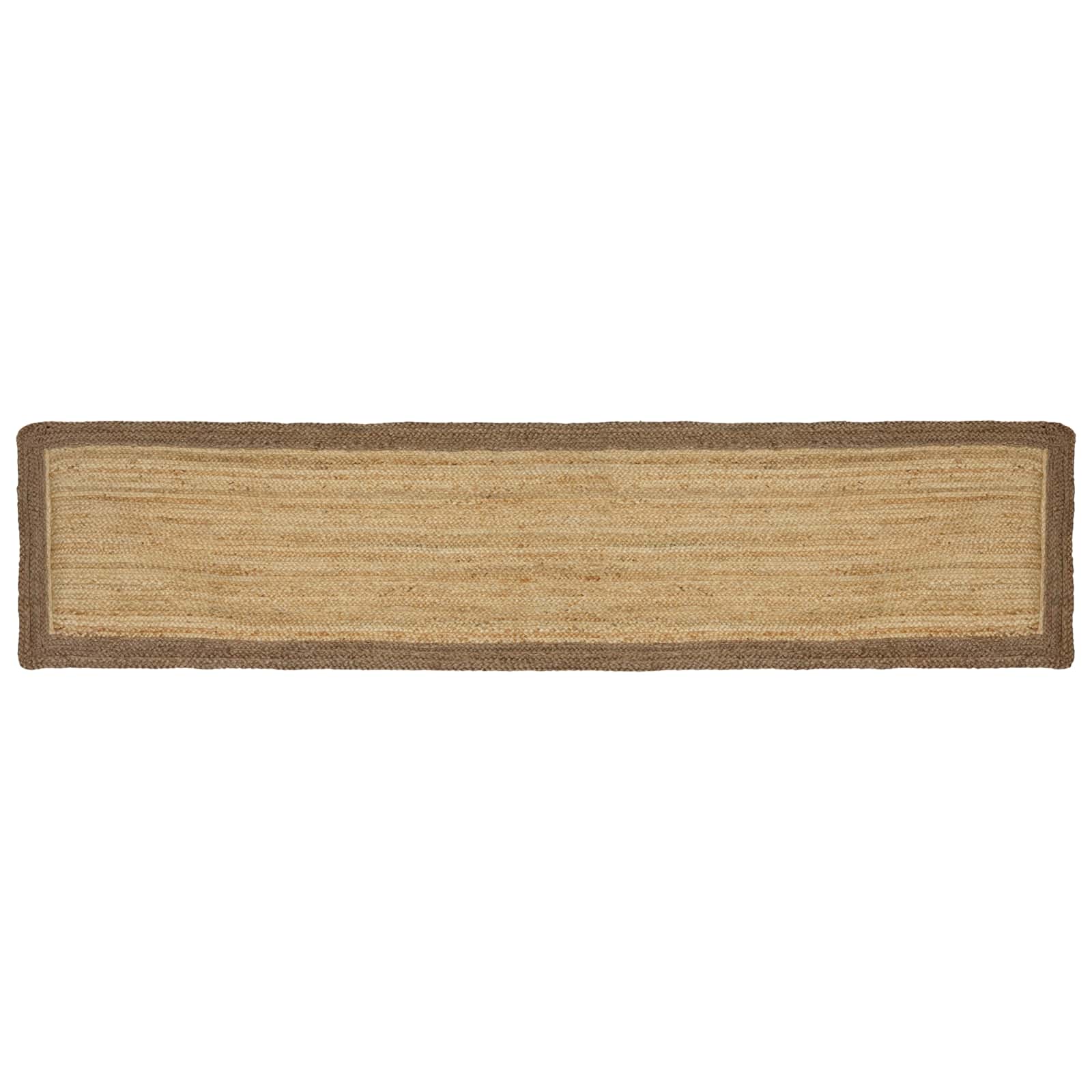 vidaXL Area Rug Grey 60 x 300 cm Jute 1