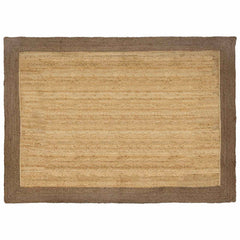 Area Rug Jute Grey Natural