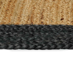 vidaXL Area Rug Dark Grey 60 x 300 cm Jute 5