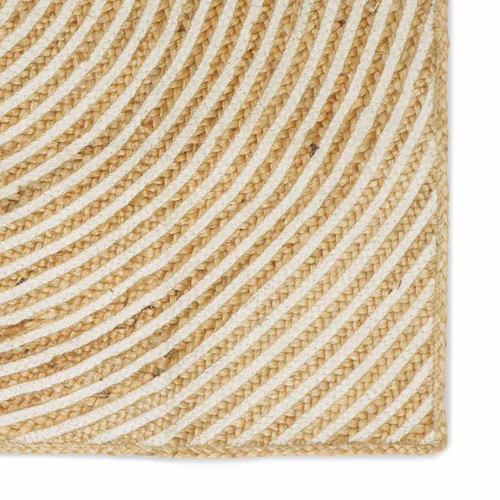 vidaXL Area Rug White 120 x 170 cm Jute 6