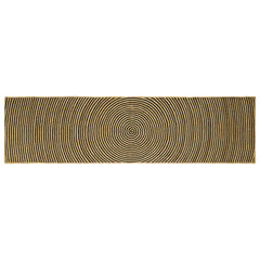 vidaXL Area Rug Jute Natural and Black