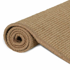 vidaXL Area Rug Light Brown 80 x 150 cm Jute 6