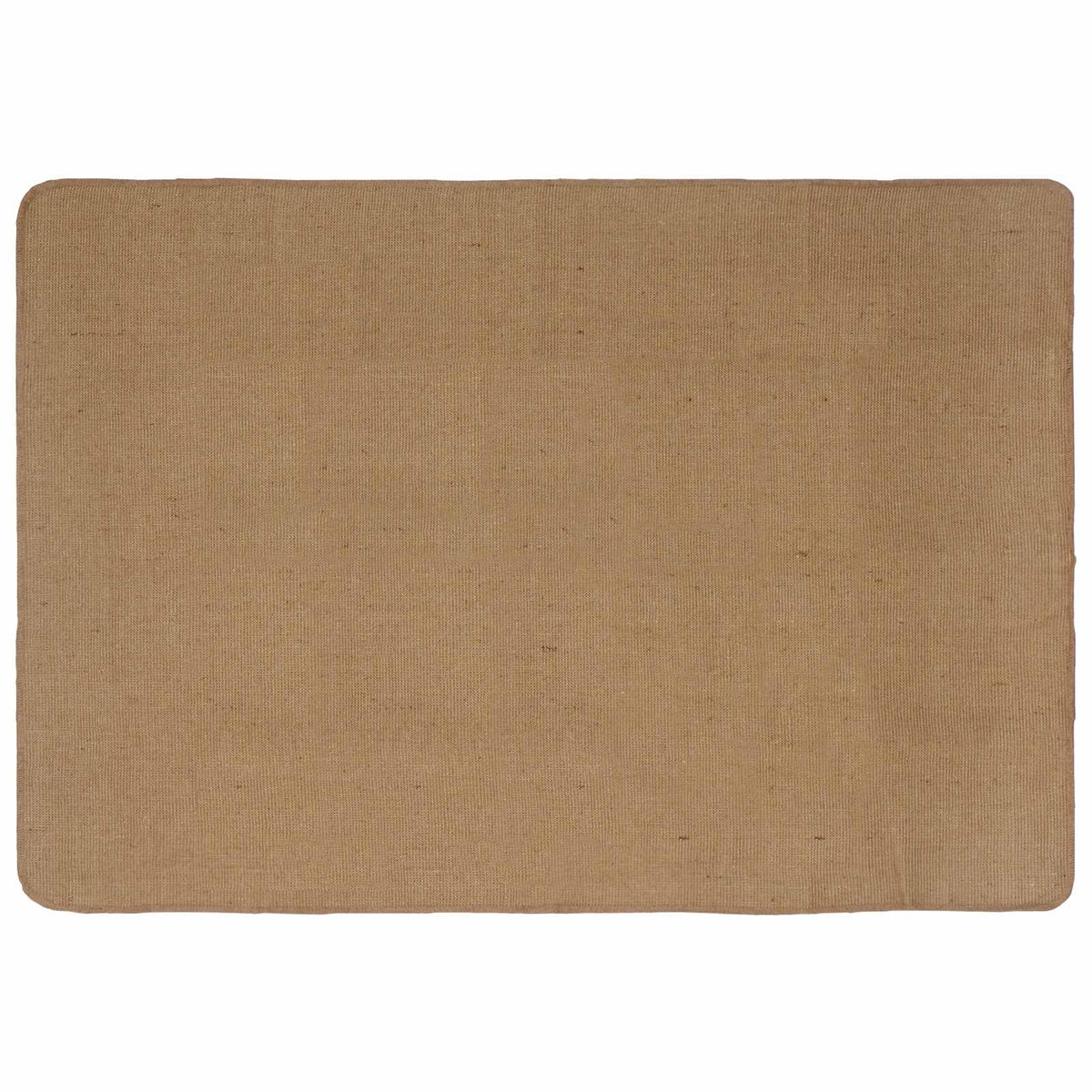 Area Rug Light Brown Jute Width 120 cm 170 cm