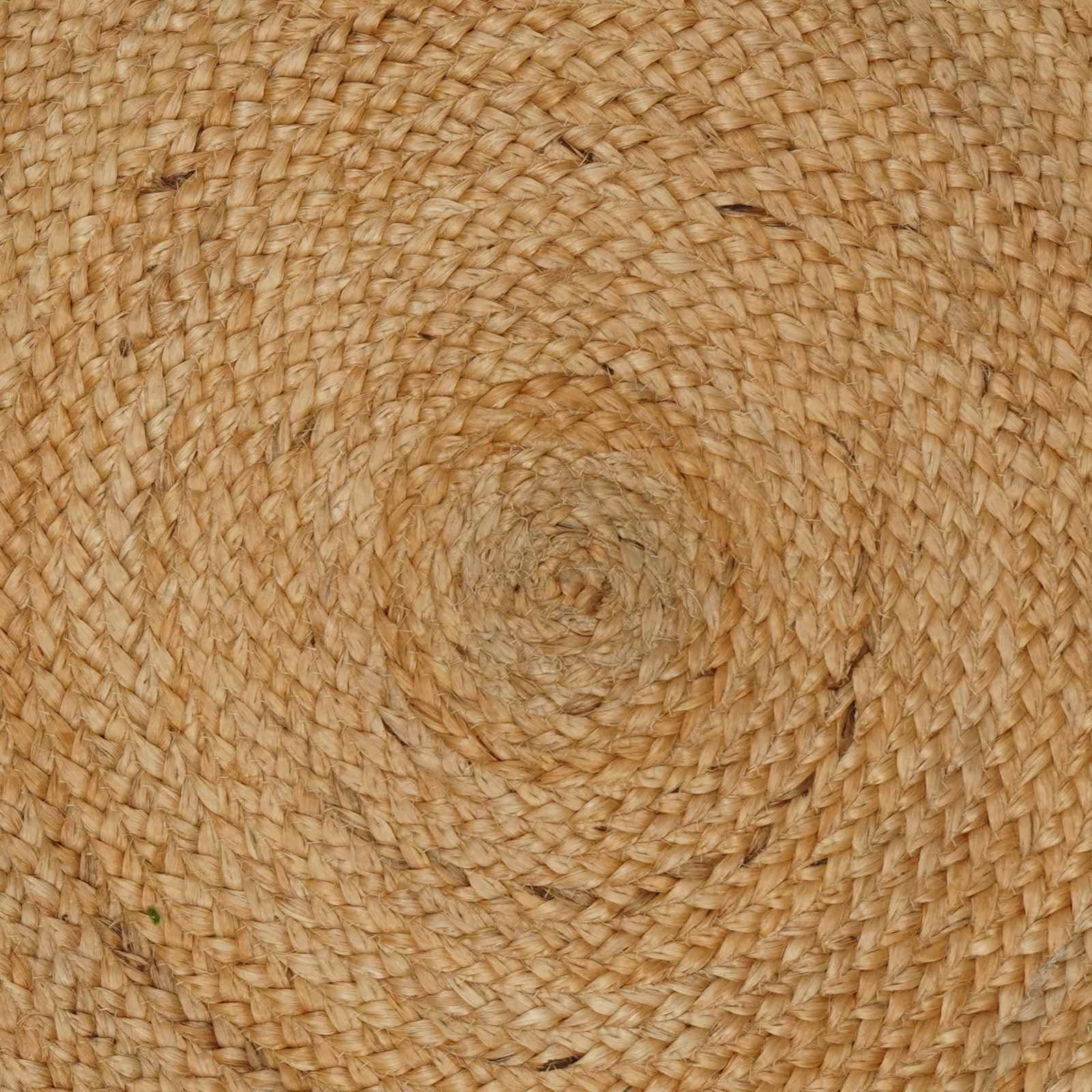 vidaXL Area Rugs Natural Ø 120 cm Jute 2