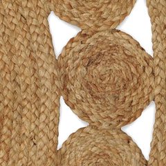vidaXL Area Rugs Natural Ø 120 cm Jute 3