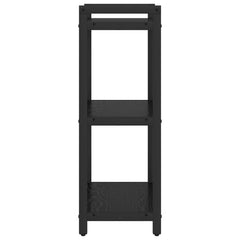 vidaXL Bookshelf 40 x 30 x 85 cm Engineered Wood Black Oak 5