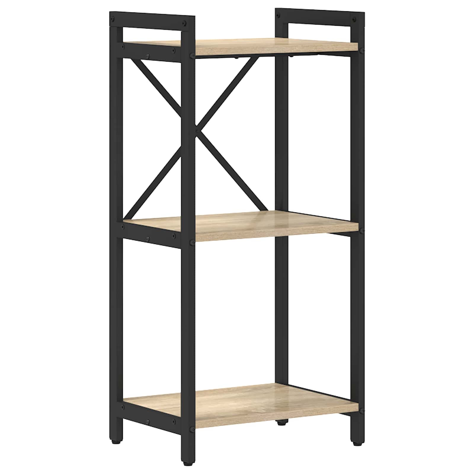 vidaXL Bookshelf 40 x 30 x 85 cm Engineered Wood Sonoma Oak 1