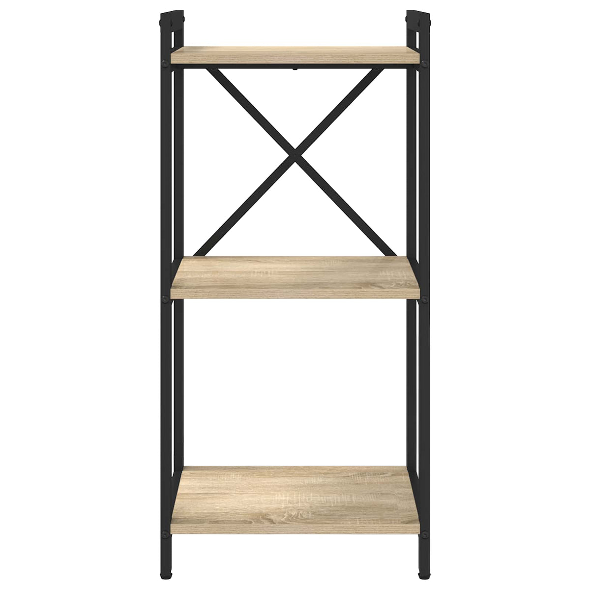 Bookshelf 40 x 30 x 85 cm Engineered Wood Width 40 cm Height 83 cm Sonoma oak