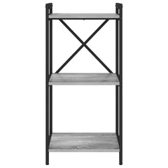vidaXL Bookshelf 40 x 30 x 85 cm Engineered Wood Grey sonoma 3