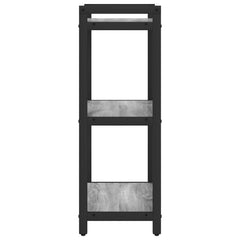 vidaXL Bookshelf 40 x 30 x 85 cm Engineered Wood Grey sonoma 4