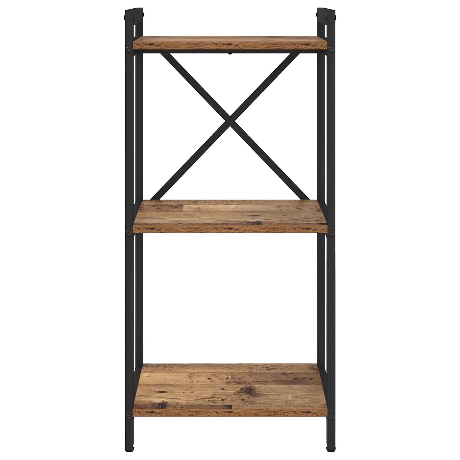 vidaXL Bookshelf 40 x 30 x 85 cm Engineered Wood Old wood 3