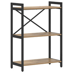 vidaXL Bookshelf 60 x 30 x 85 cm Engineered Wood Artisan Oak 2