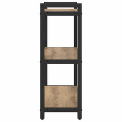 vidaXL Bookshelf 60 x 30 x 85 cm Engineered Wood Artisan Oak 6