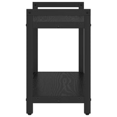 vidaXL Bookshelf 60 x 30 x 50 cm Engineered Wood Black Oak 6