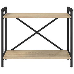 vidaXL Bookshelf 60 x 30 x 50 cm Engineered Wood Sonoma Oak 5