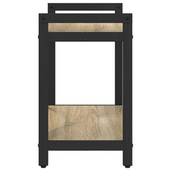 vidaXL Bookshelf 60 x 30 x 50 cm Engineered Wood Sonoma Oak 6