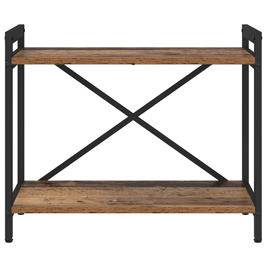 vidaXL Bookshelf 60 x 30 x 50 cm Engineered Wood Old wood 5