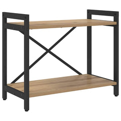 vidaXL Bookshelf 60 x 30 x 50 cm Engineered Wood Artisan Oak 2