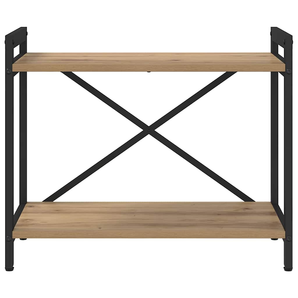 vidaXL Bookshelf 60 x 30 x 50 cm Engineered Wood Artisan Oak 5