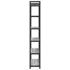 Bookshelf 80 x 30 x 189.5 cm Engineered Wood Height 188 cm Grey sonoma