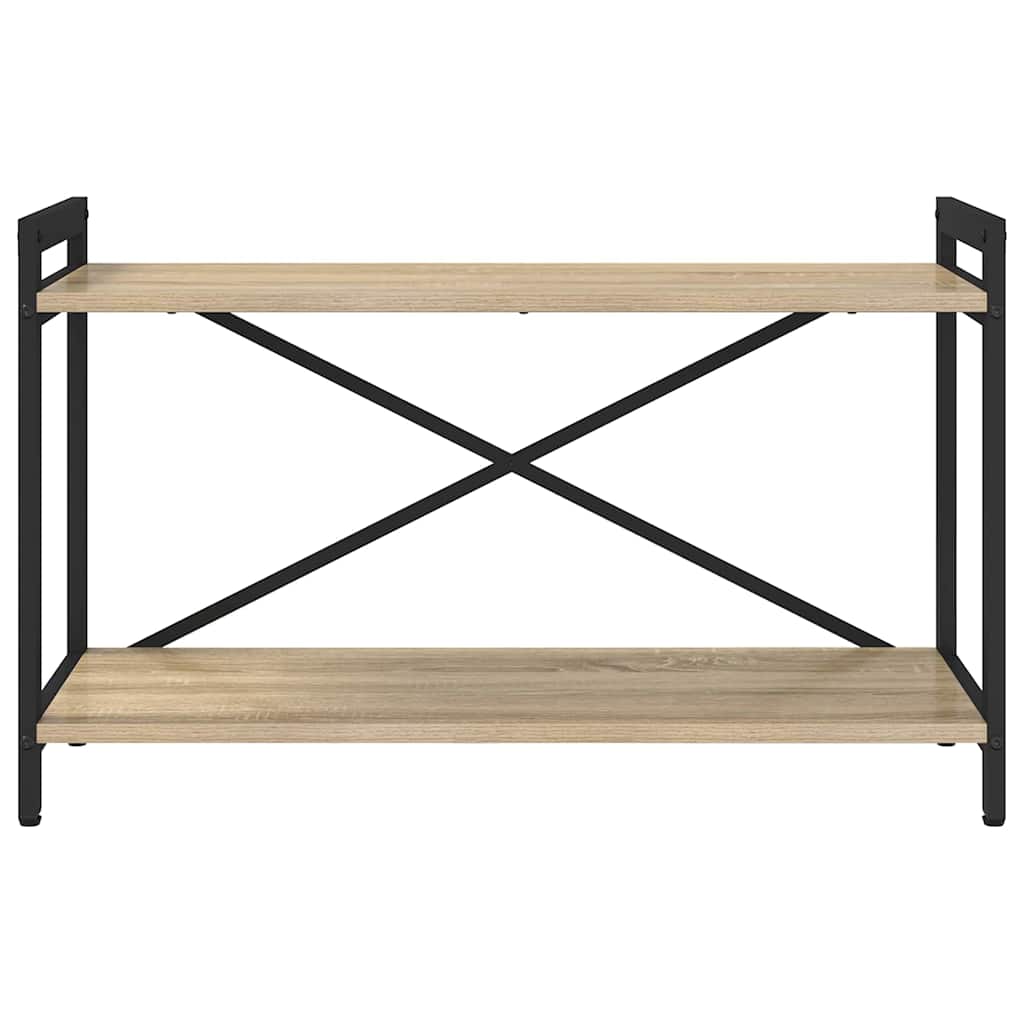 vidaXL Bookshelf 80 x 30 x 50 cm Engineered Wood Sonoma Oak 5