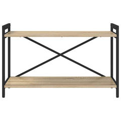 vidaXL Bookshelf 80 x 30 x 50 cm Engineered Wood Sonoma Oak 5