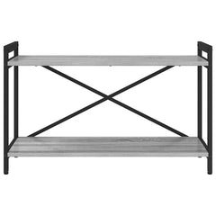 vidaXL Bookshelf 80 x 30 x 50 cm Engineered Wood Grey sonoma 5